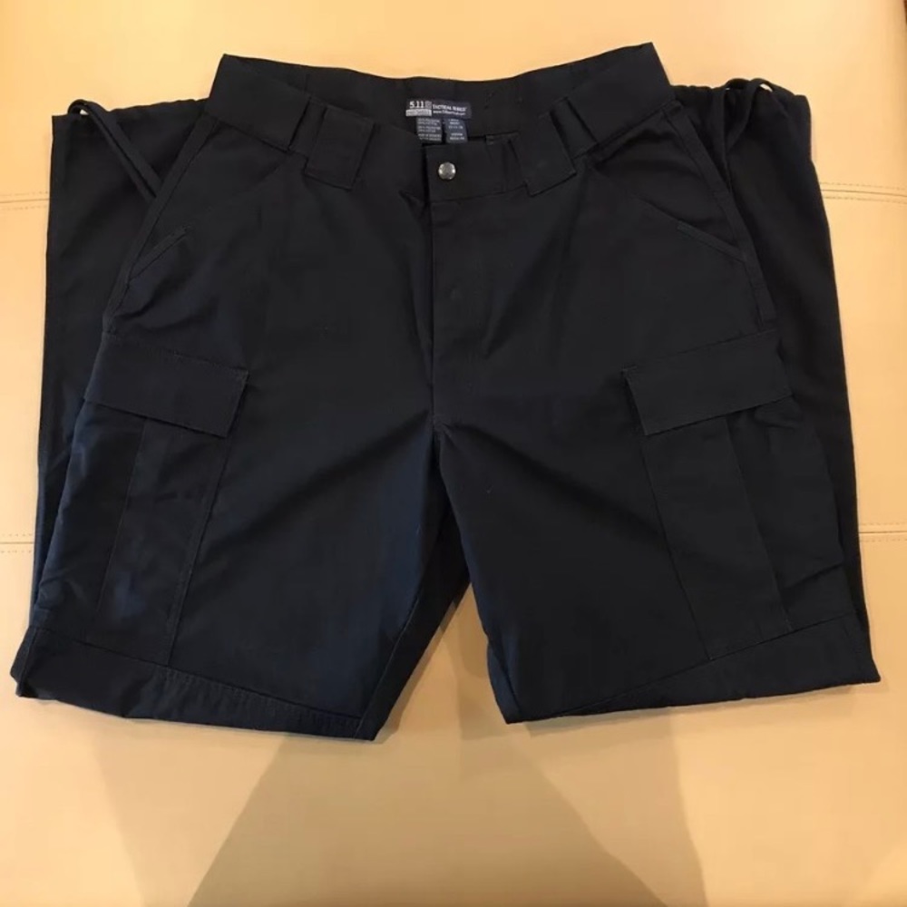 5.11 Tactical Men Ripstop Cargo Pants Black Large